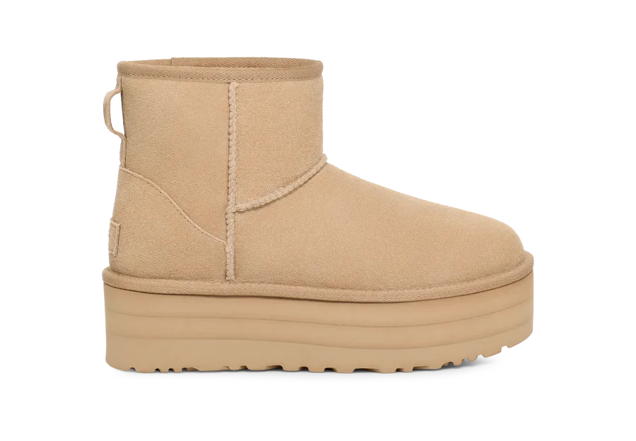 נעלי האג | מגפי האג Ugg Classic Ultra Platform Mustard Seed