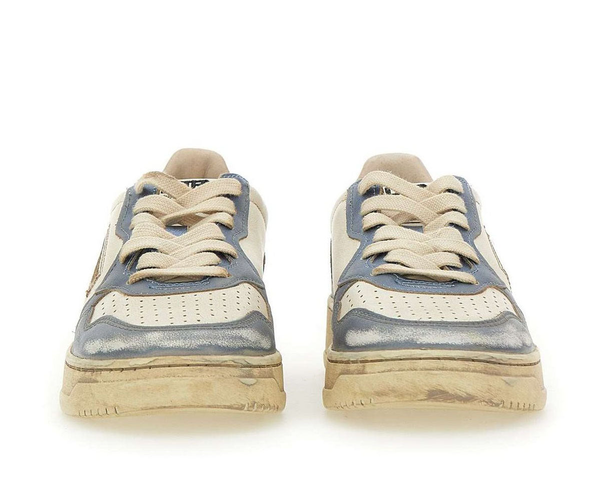 Autry Medalist Super Vintage Lace-Up Sneakers