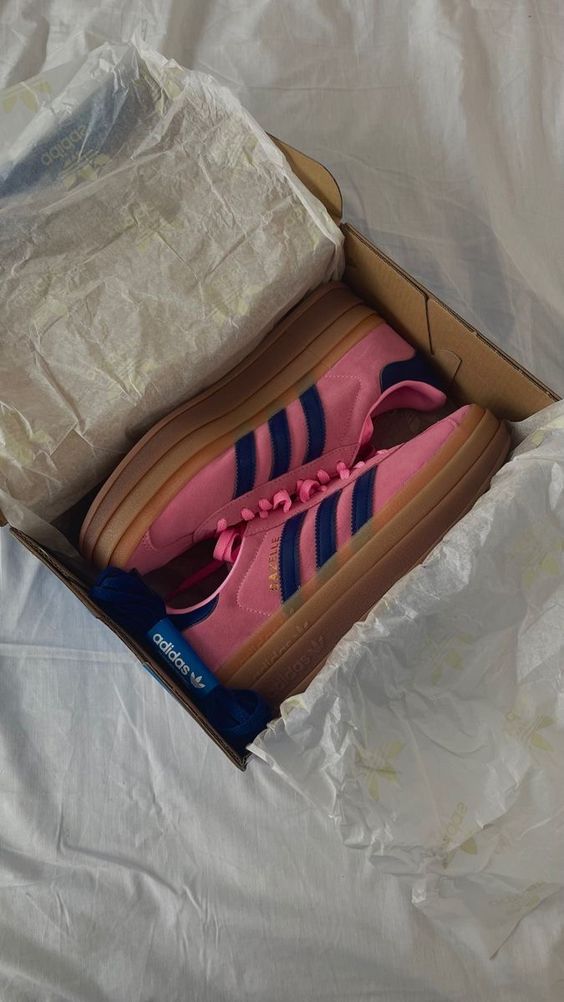 נעלי אדידס גאזל | Adidas Originals Gazelle Bold PINK