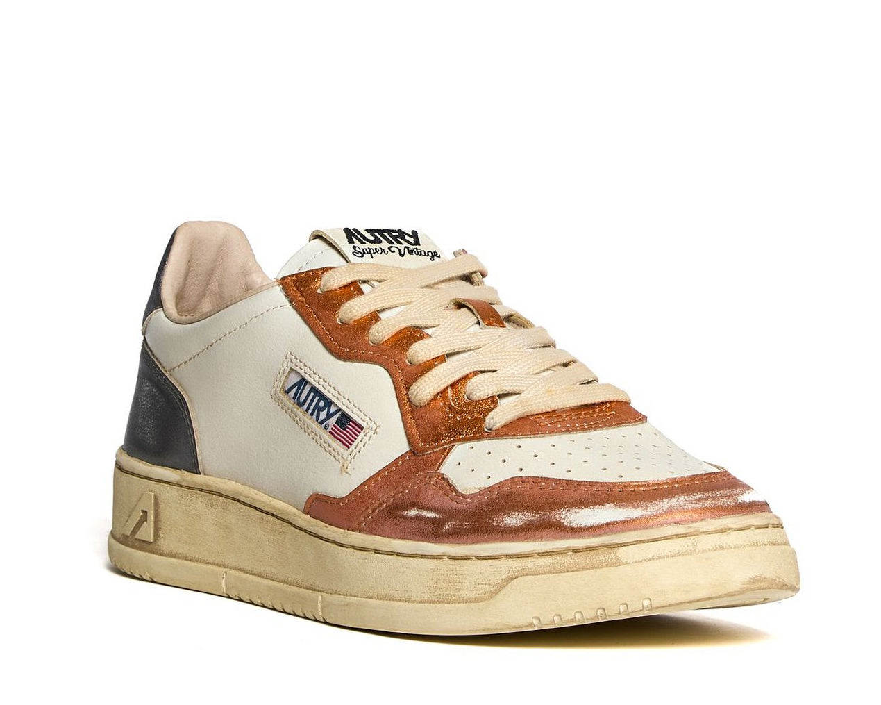 Autry Medalist Super Vintage Low-Top Sneakers