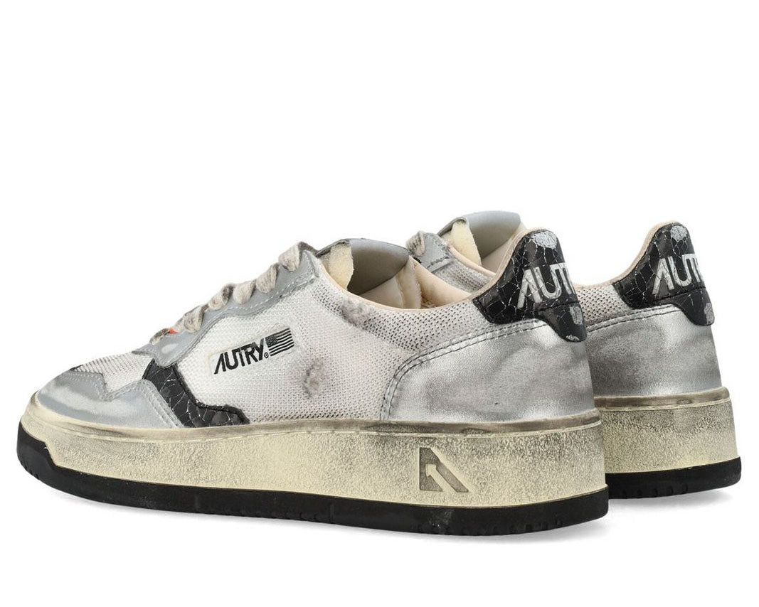 Autry Medalist Super Vintage Lace-Up Sneakers
