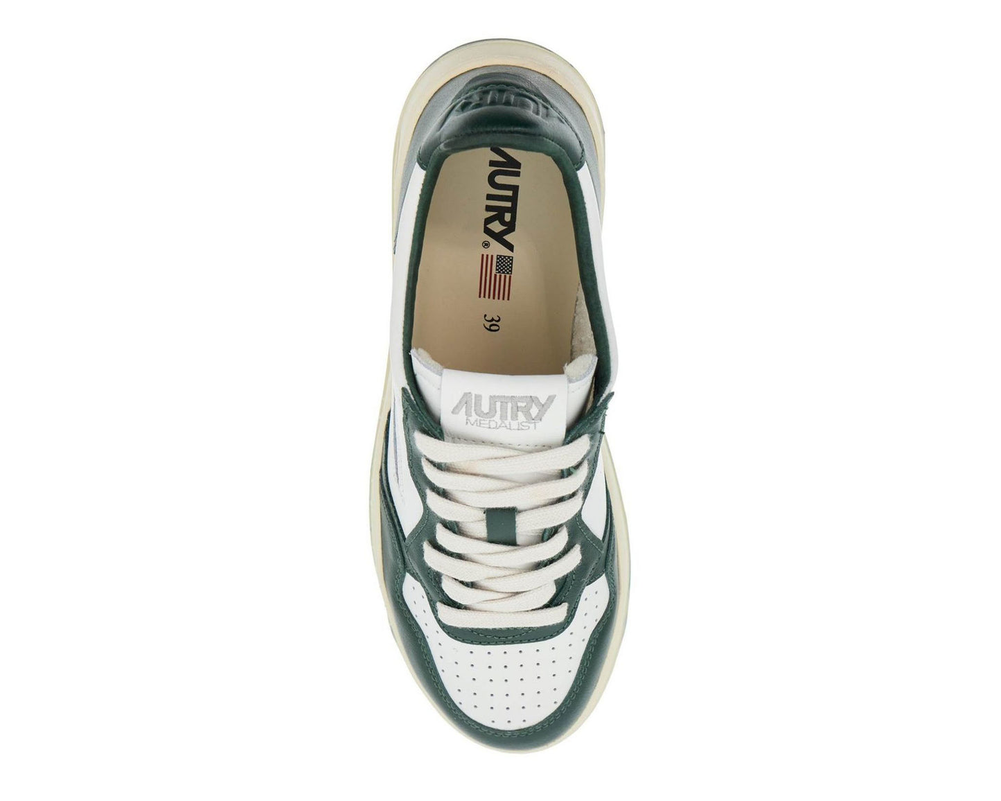 Autry Medalist Bicolor Low-Top Sneakers