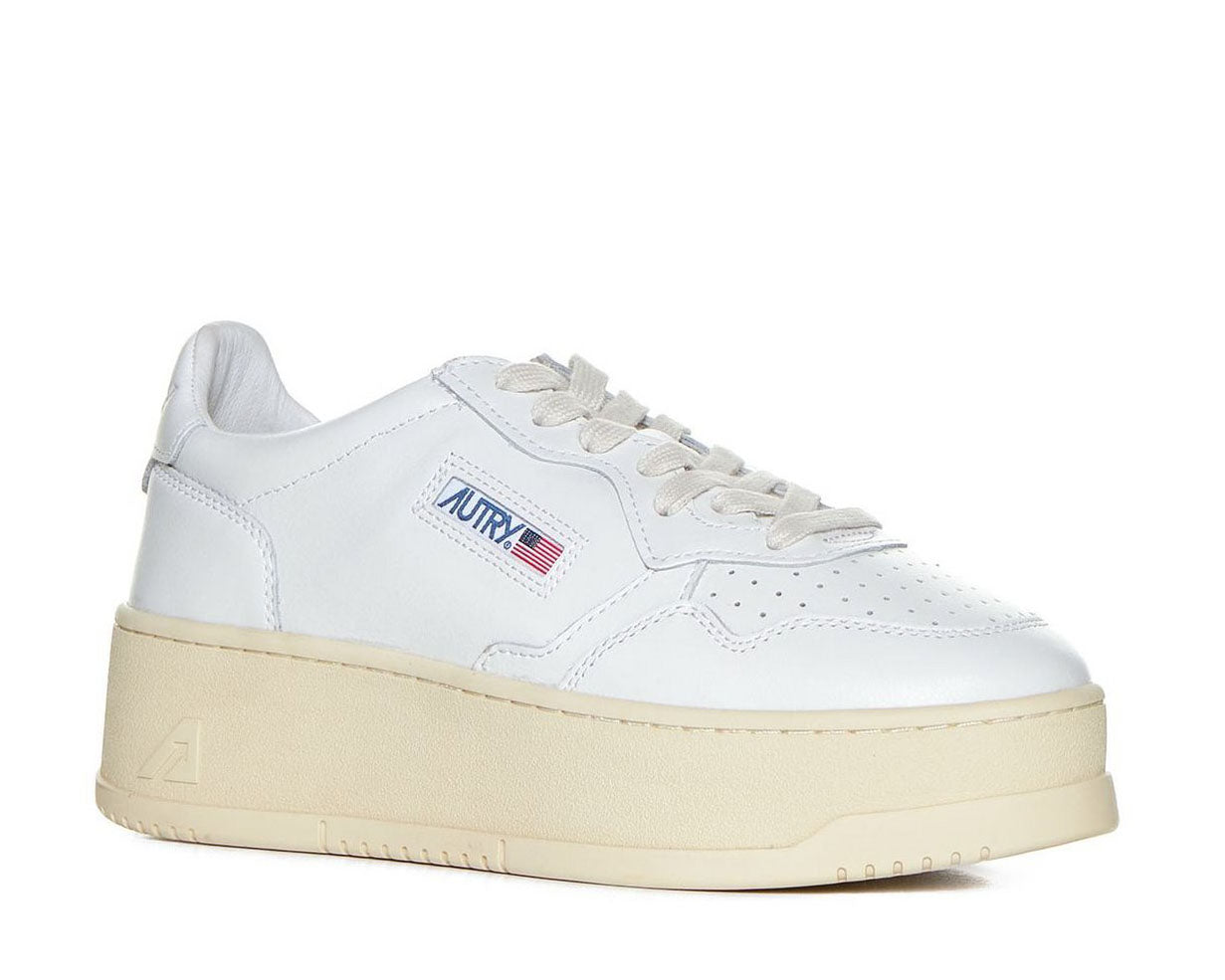 Autry Medalist Logo Embroidered Platform Sneakers