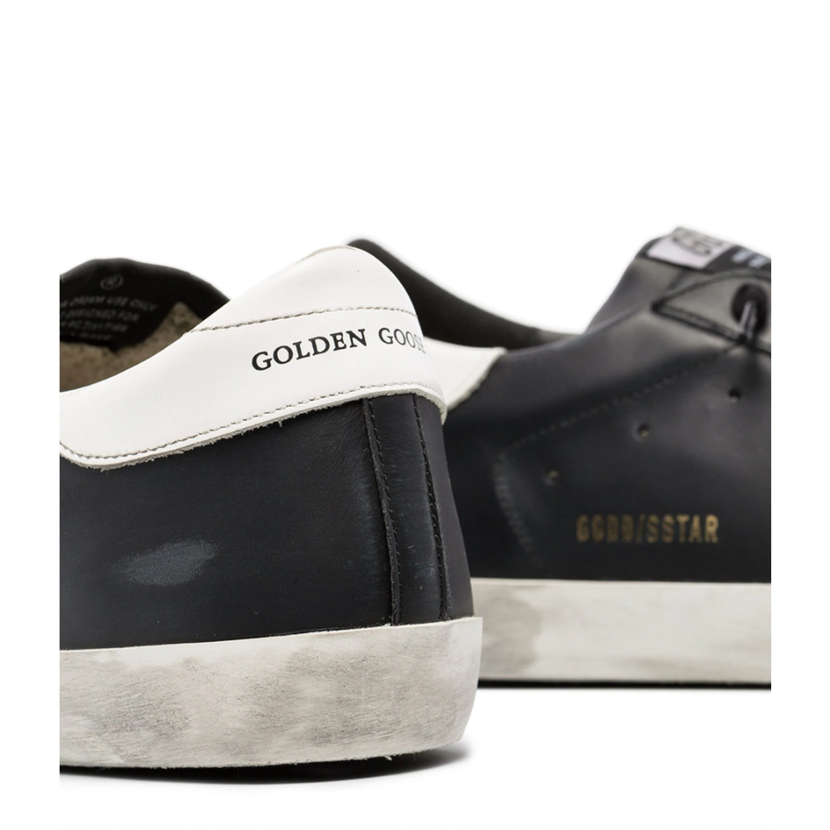 GOLDEN GOOSE SUPERSTAR BLACK/WHITE SNEAKERS