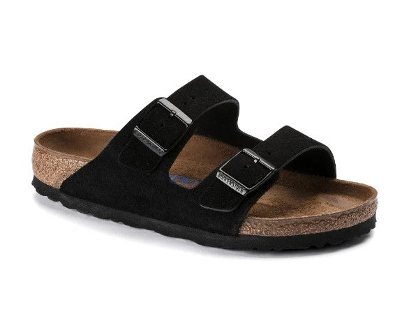 כפכפי בירקנשטוק | Birkenstock Arizona Suede Black