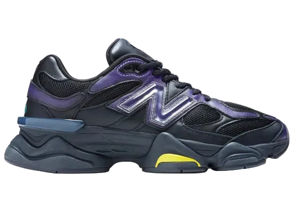 New Balance 9060 – Mowalola Burglarwear Black Purple Yellow
