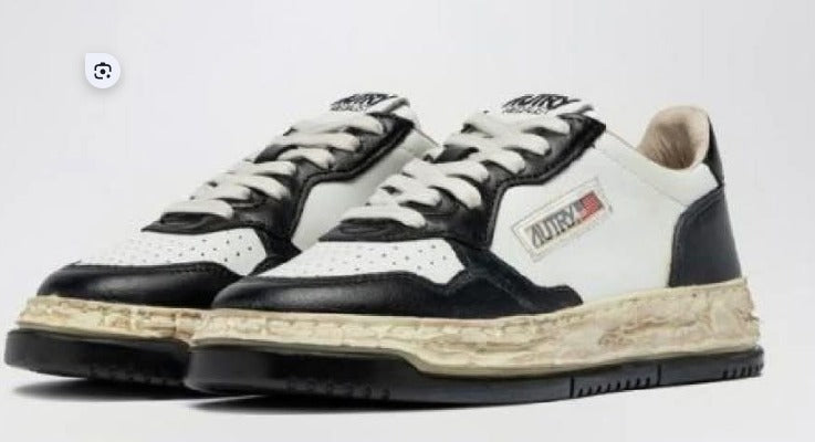 Autry Super Vintage Low Maison Mihara Yasuhiro White Black