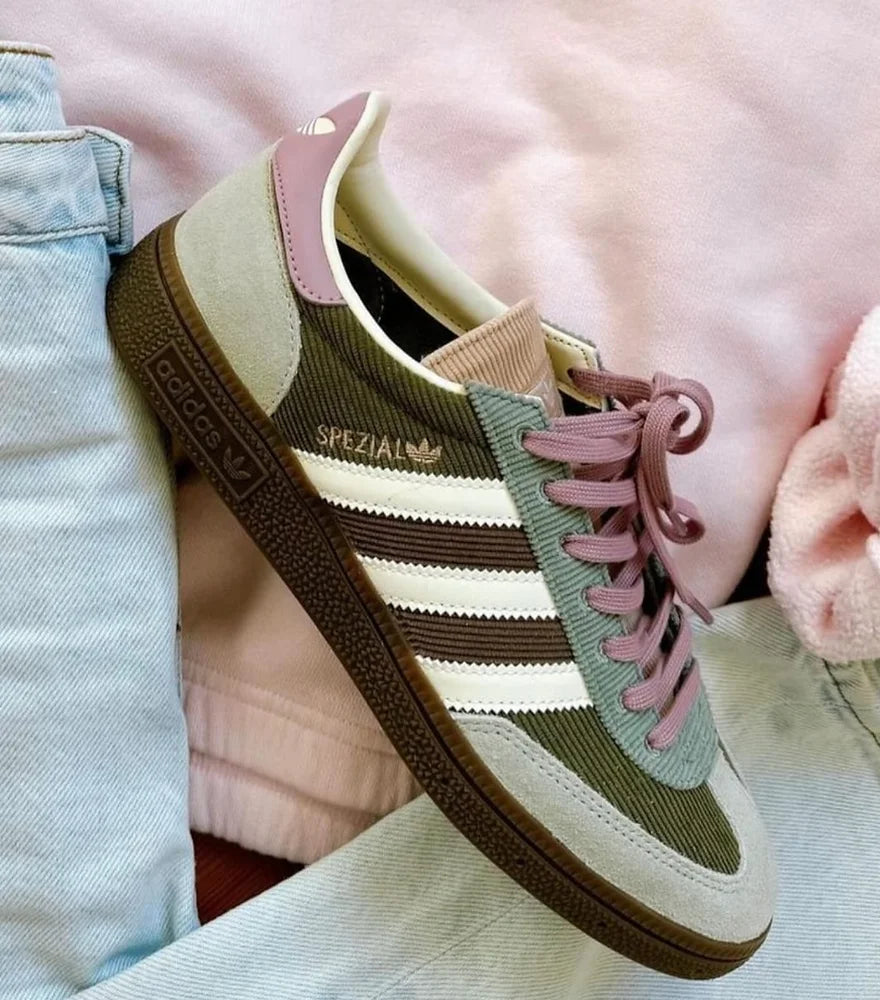 נעלי אדידס ספציאל | Adidas Originals Handball Spezial Sliver Green Magic