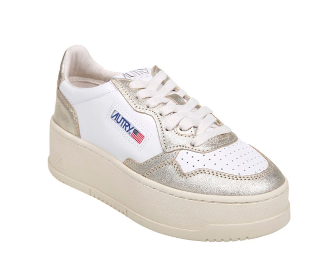 Autry Medalist Logo Embroidered Platform Sneakers