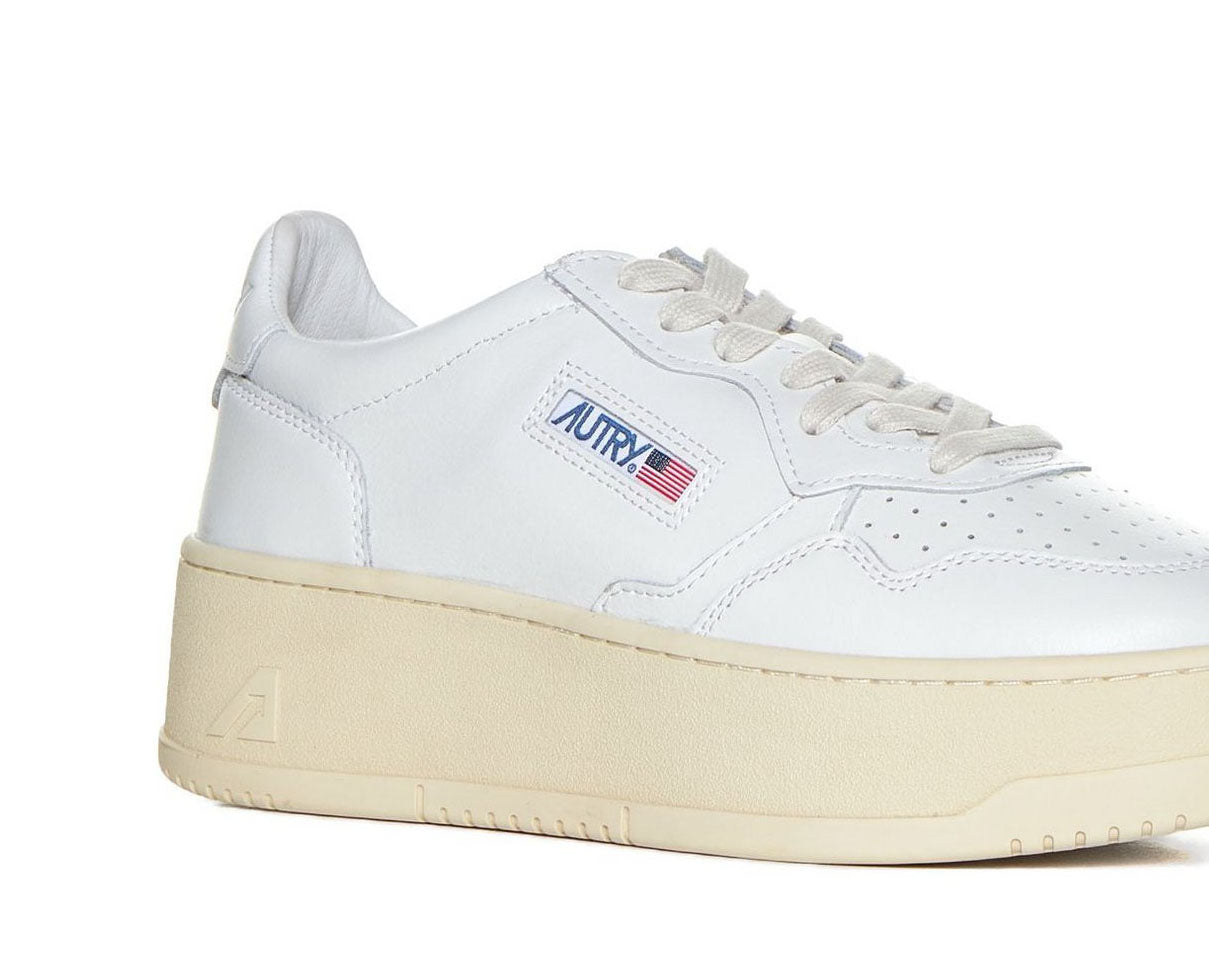 Autry Medalist Logo Embroidered Platform Sneakers