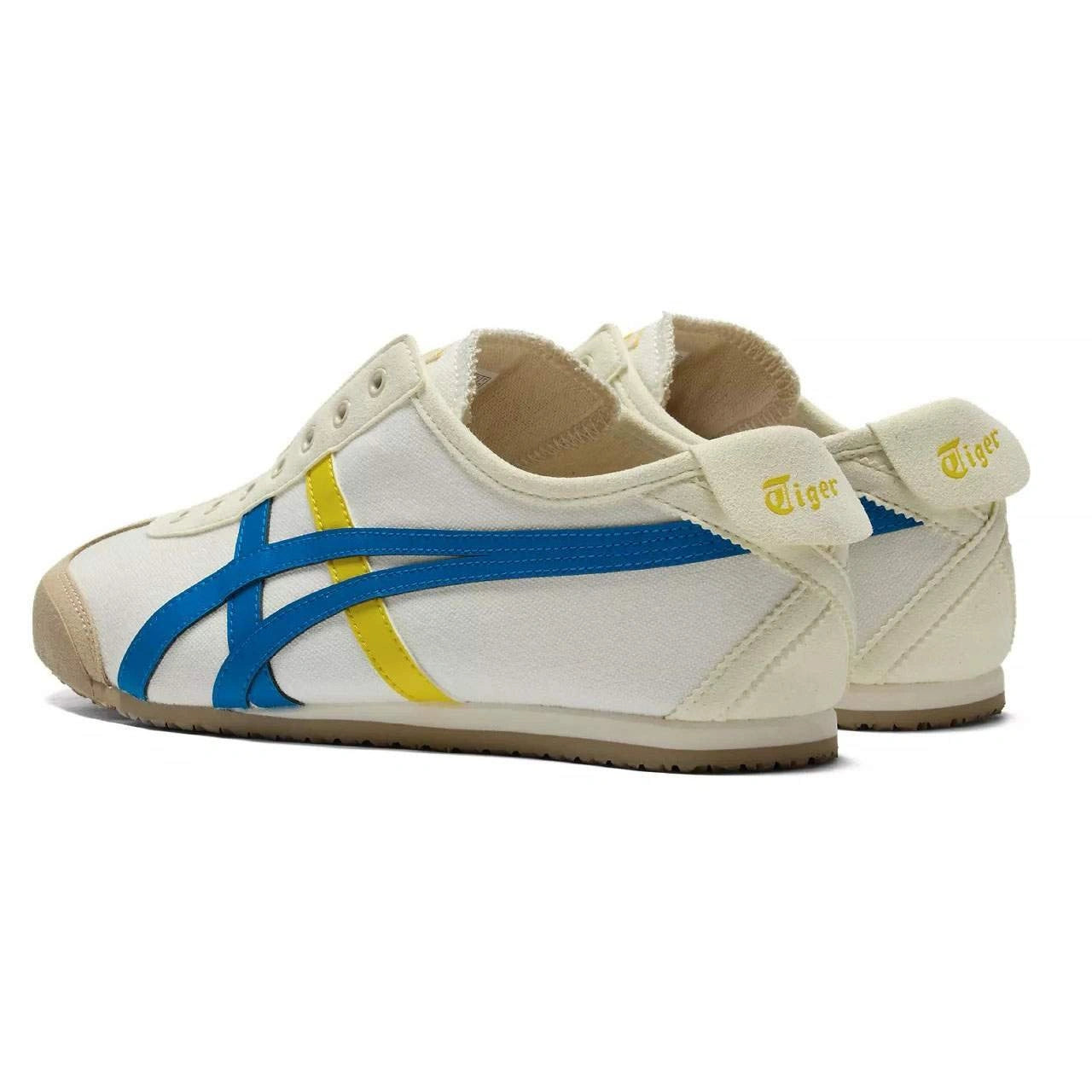 נעלי אוניטסוקה טייגר | Onitsuka Tiger MEXICO 66 SLIP-ON Cream Directoire Blue