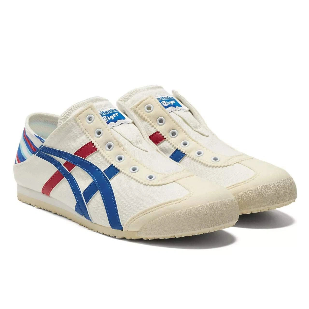 נעלי אוניטסוקה טייגר | Onitsuka Tiger MEXICO 66 PARATY White Classic Blue
