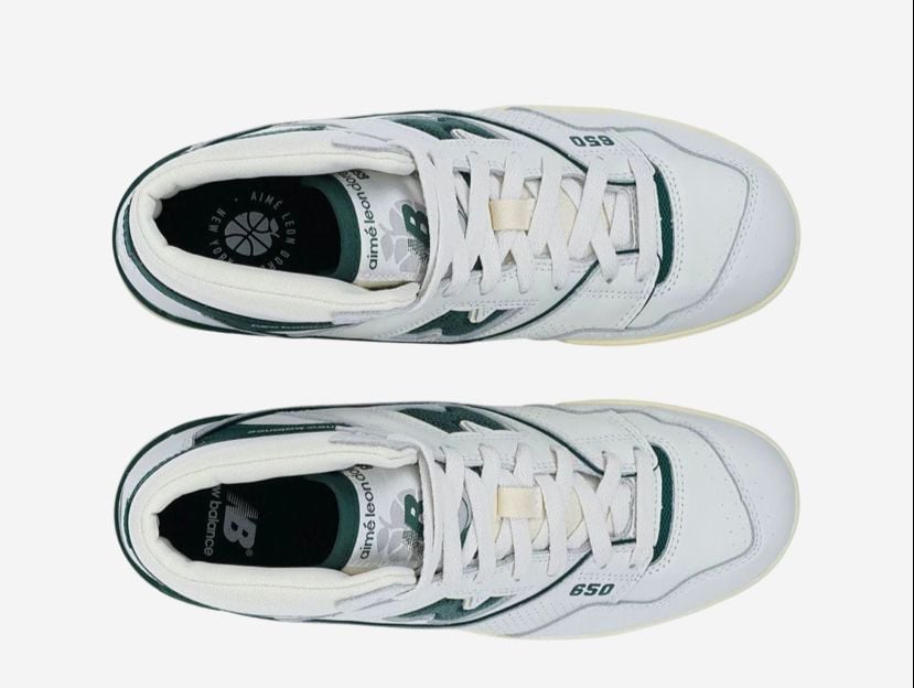 נעלי ניו באלאנס | New Balance x Aime Leon Dore 650R White Green