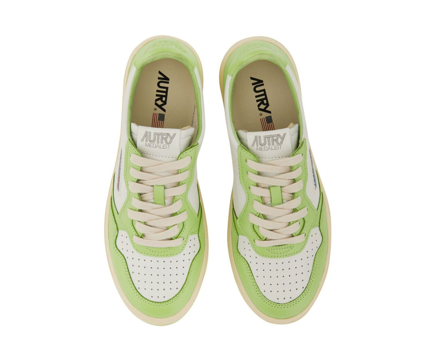 Autry Medalist Bicolor Low-Top Sneakers