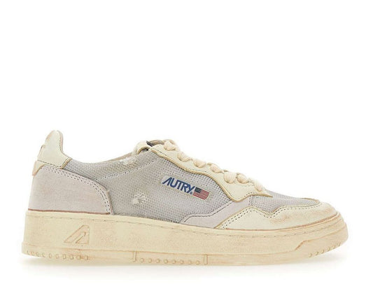 Autry Medalist Super Vintage Lace-Up Sneakers