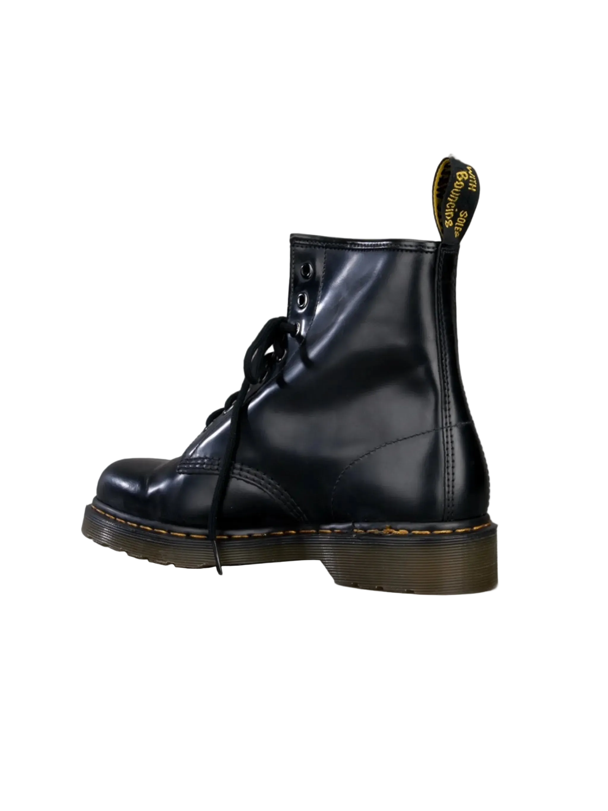 Dr. Martens Lace Up Black Leather Boots
