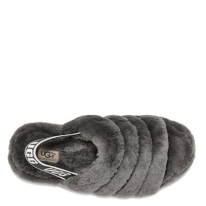 UGG FLUFF SLIDE GREY
