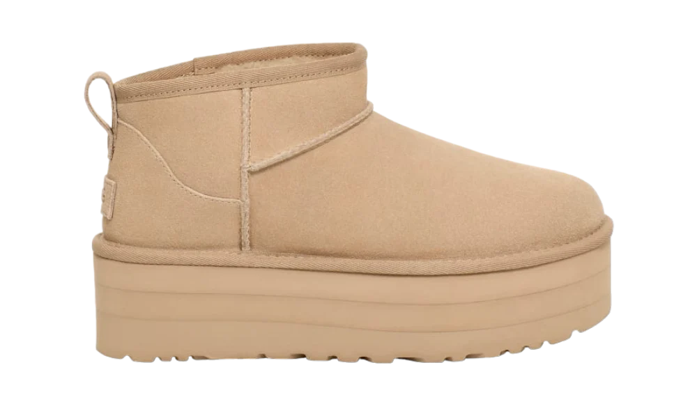 נעלי האג | מגפי האג Ugg Classic Ultra Mini Platform Driftwood