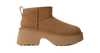 נעלי האג | מגפי האג פלטפורמה עקב UGG Women's Classic Ultra Mini New Heights Chestnut