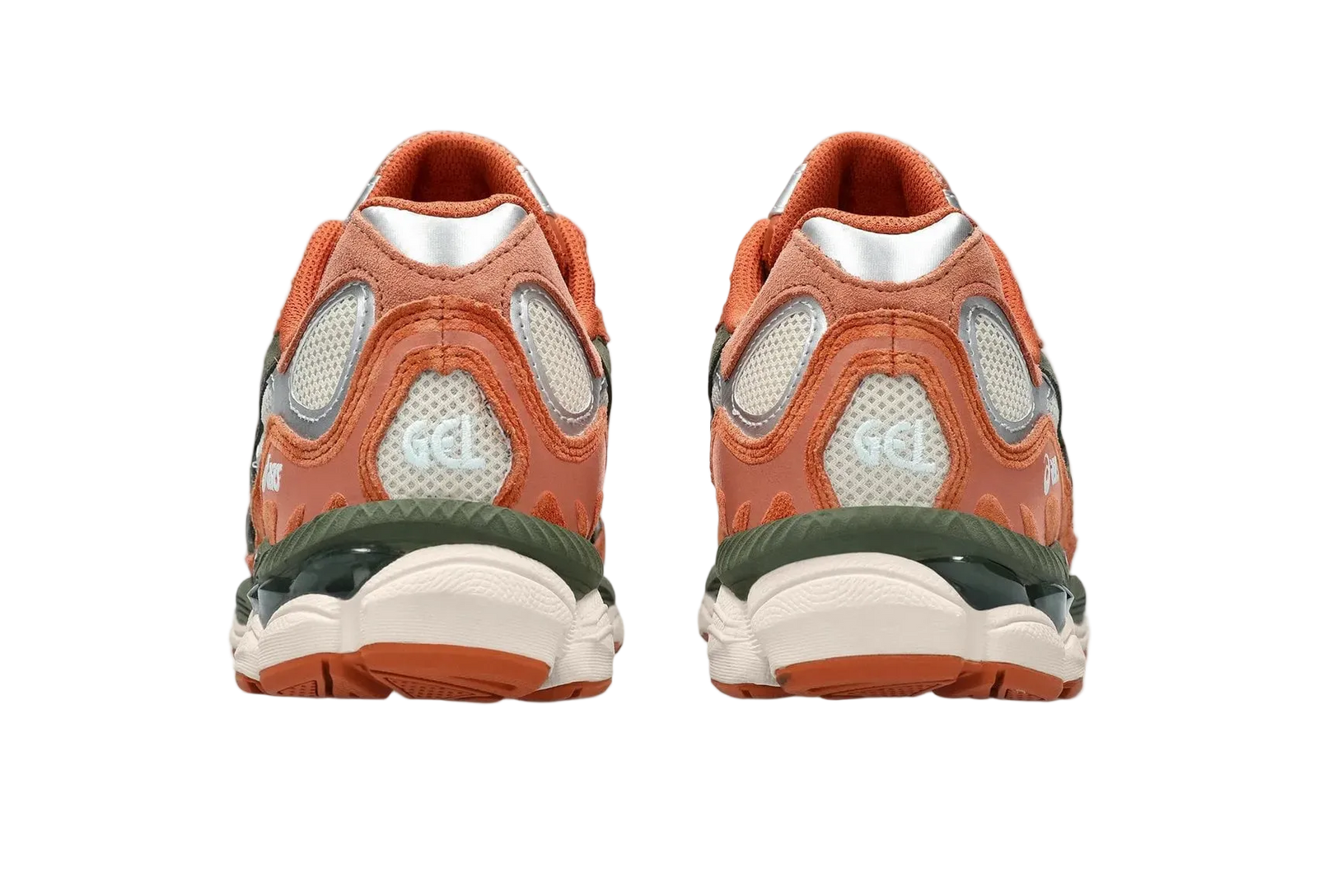 ASICS Gel-NYC Oatmeal Forest Green Orange