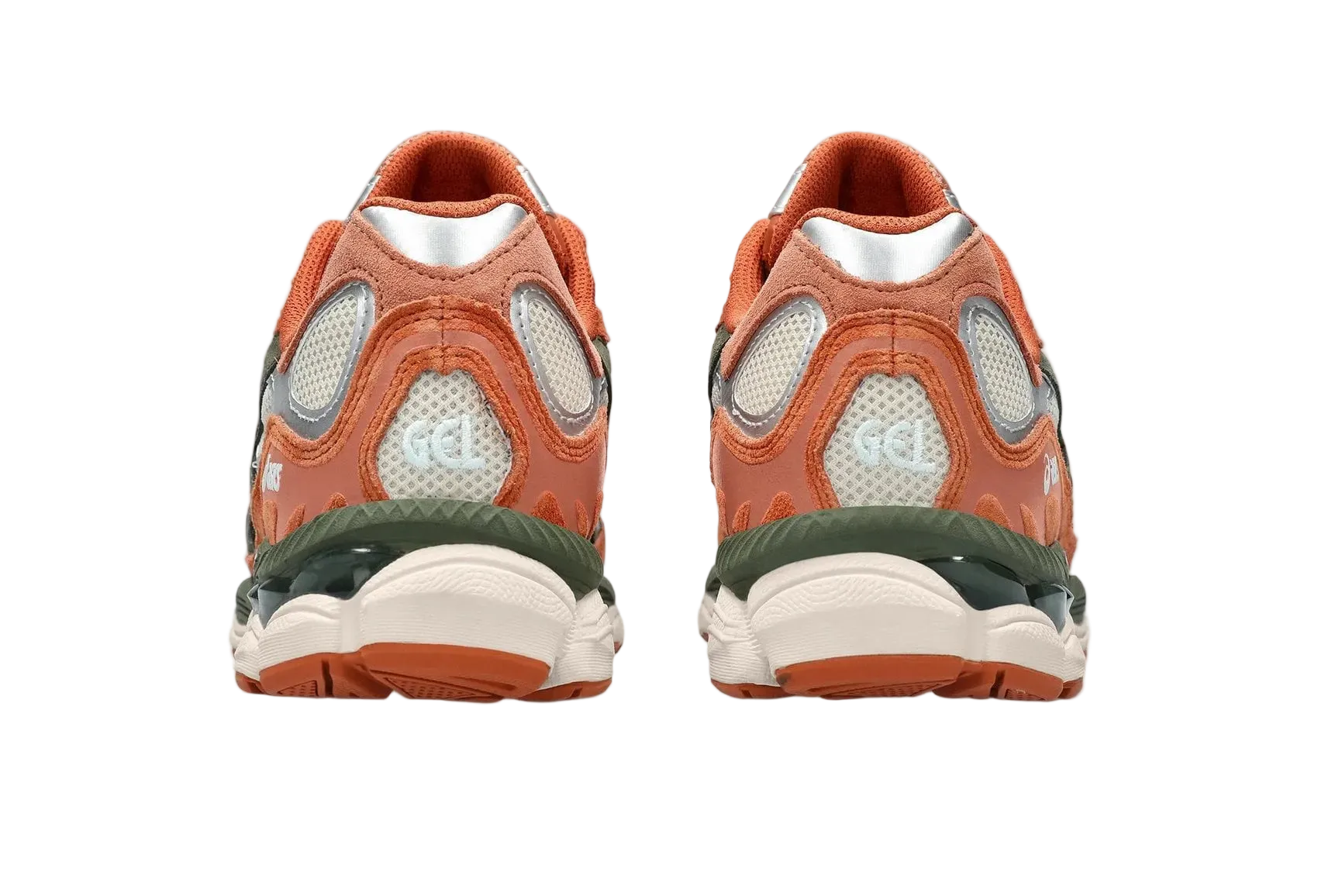 ASICS Gel-NYC Oatmeal Forest Green Orange
