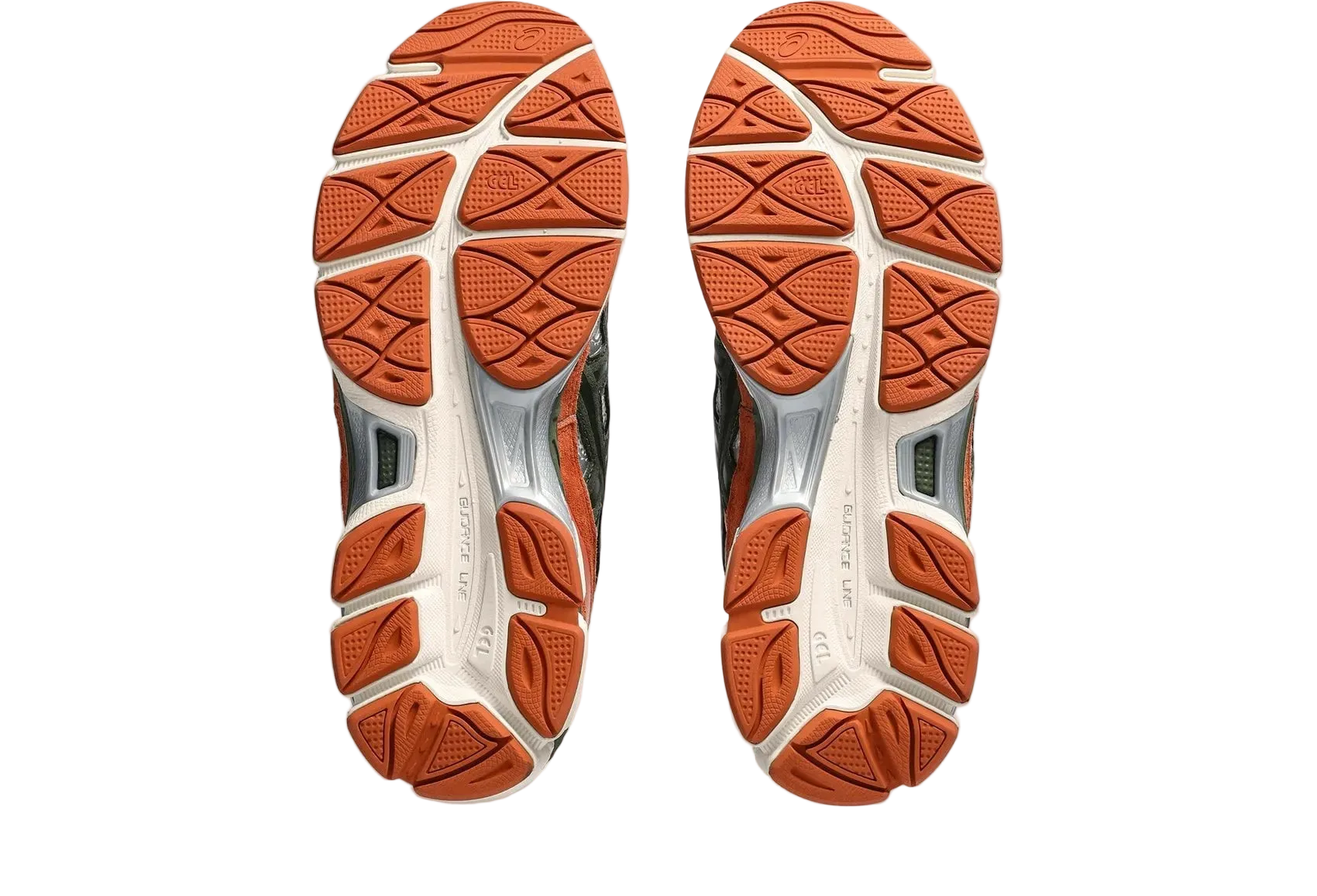 ASICS Gel-NYC Oatmeal Forest Green Orange