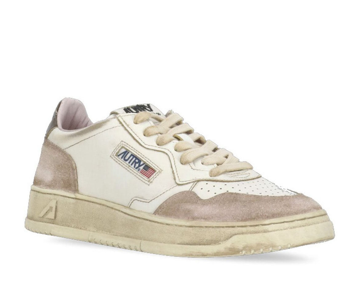 Autry Medalist Super Vintage Lace-Up Sneakers