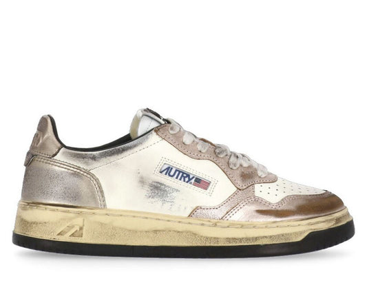 Autry Medalist Super Vintage Low-Top Sneakers