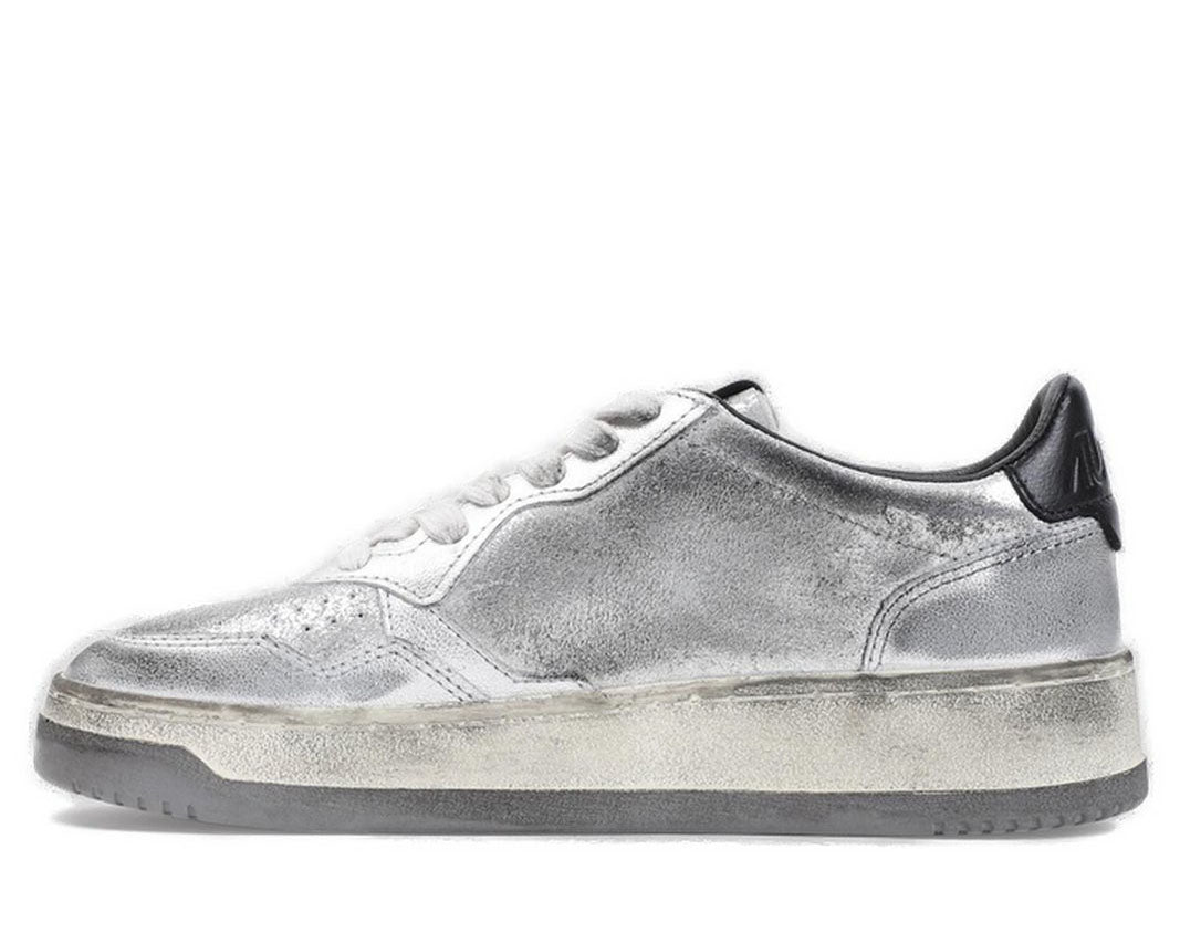 Autry Super Vintage Medalist Distressed Sneakers