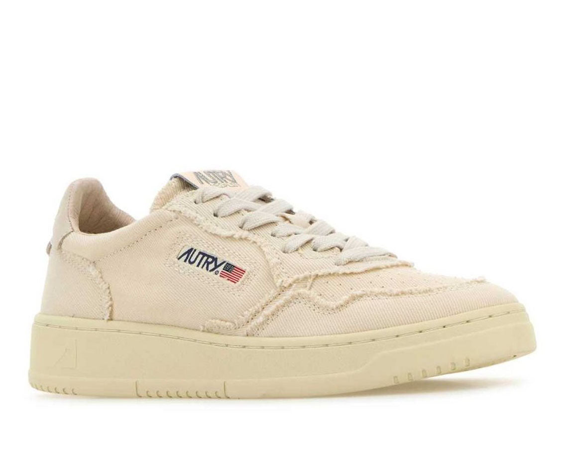 Autry Medalist Denim Lace-Up Sneakers