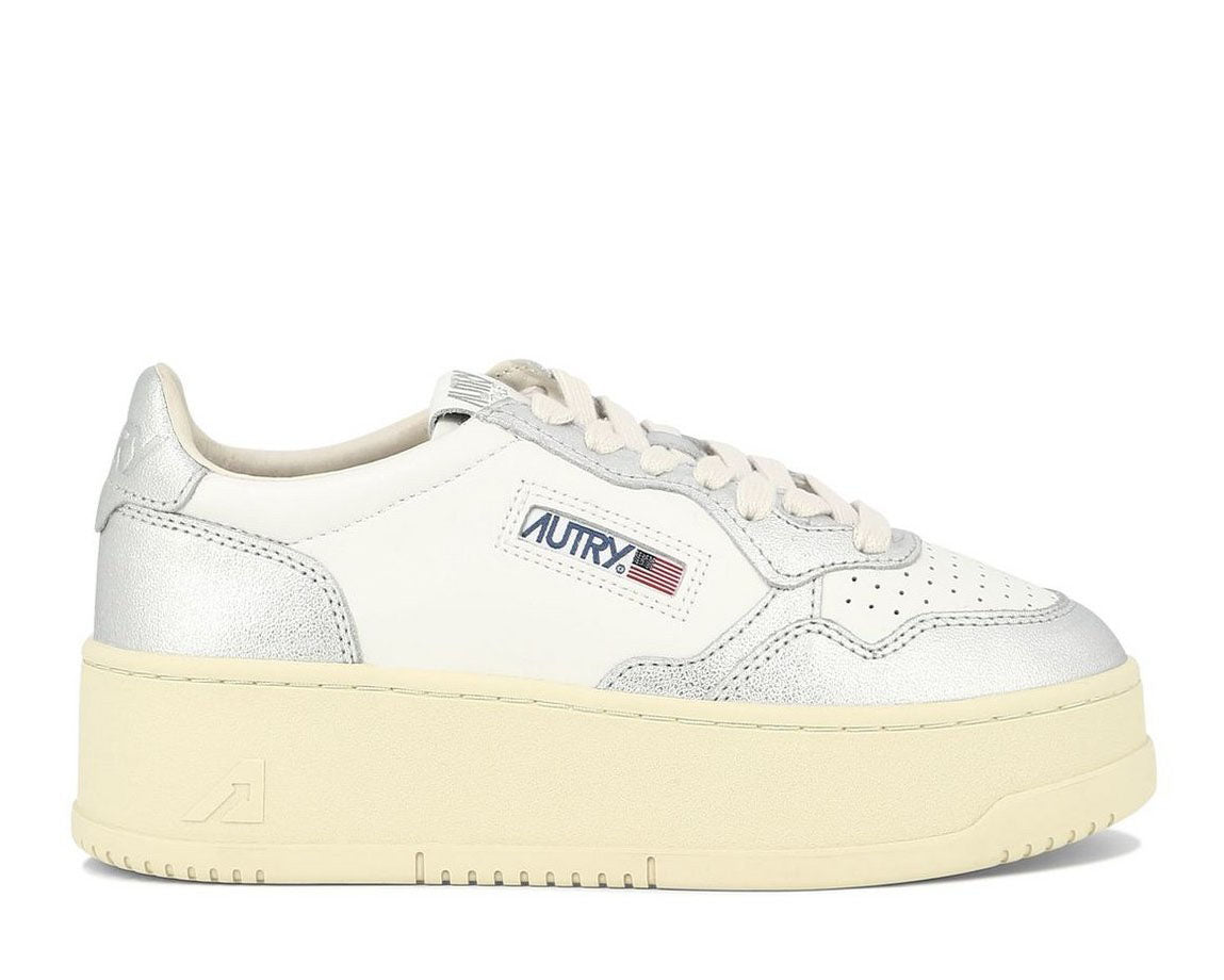 Autry Medalist Logo Embroidered Platform Sneakers