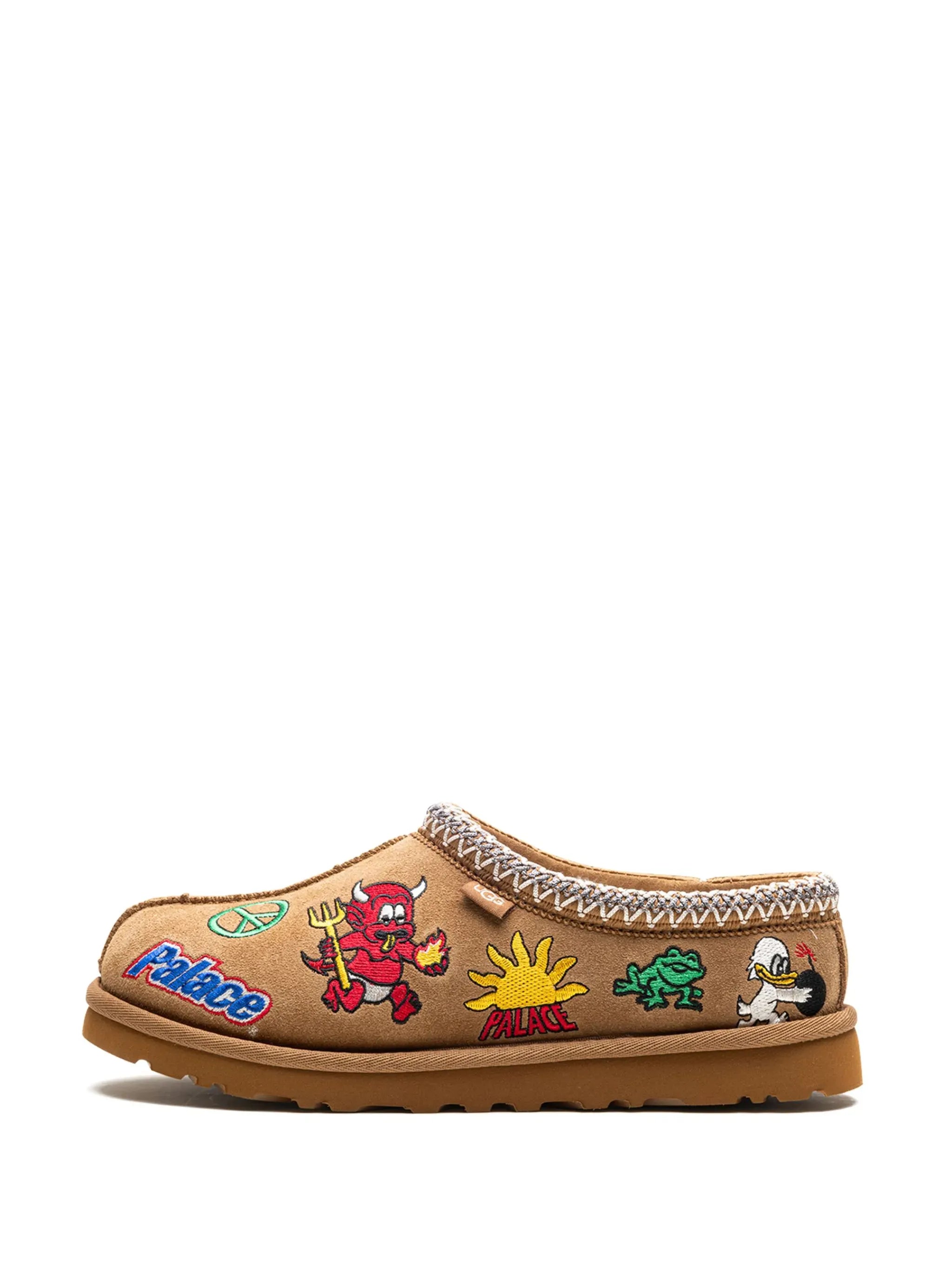 UGG x Palace Tasman "Chestnut" slippers