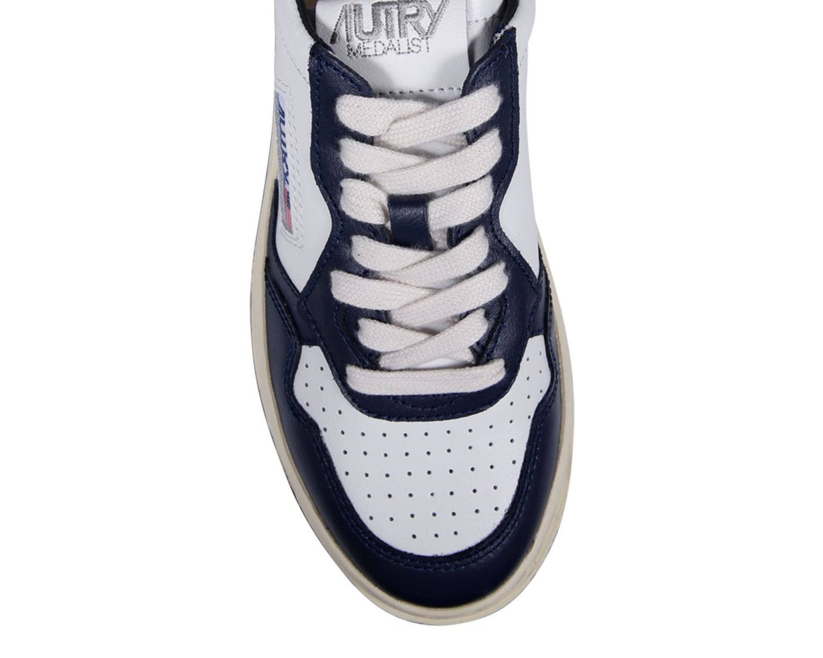 Autry Medalist Bicolor Low-Top Sneakers