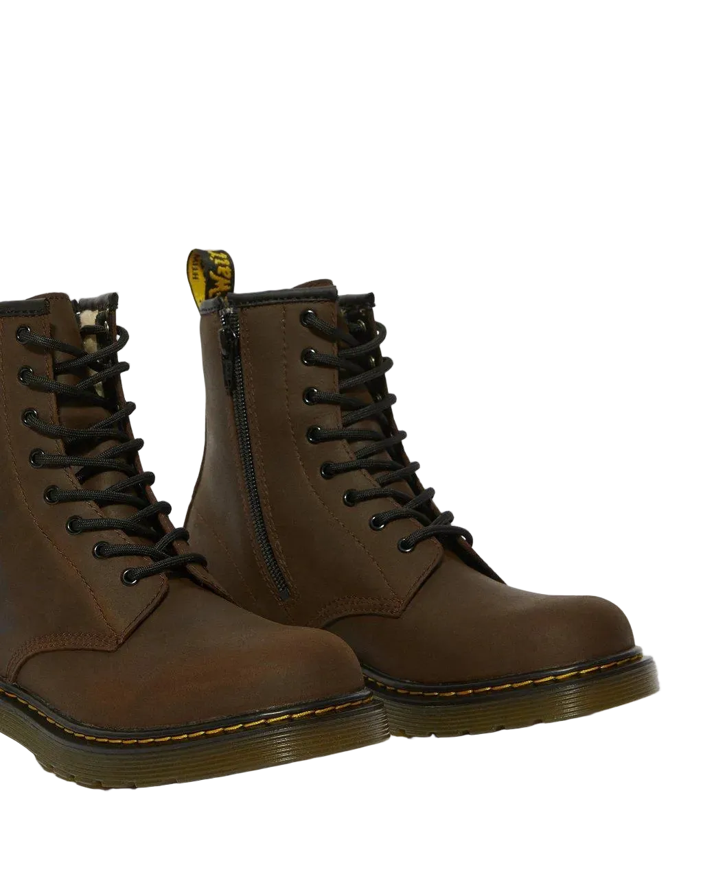 Dr. Martens Youth 1460 Faux Fur Lined Lace Up Boots