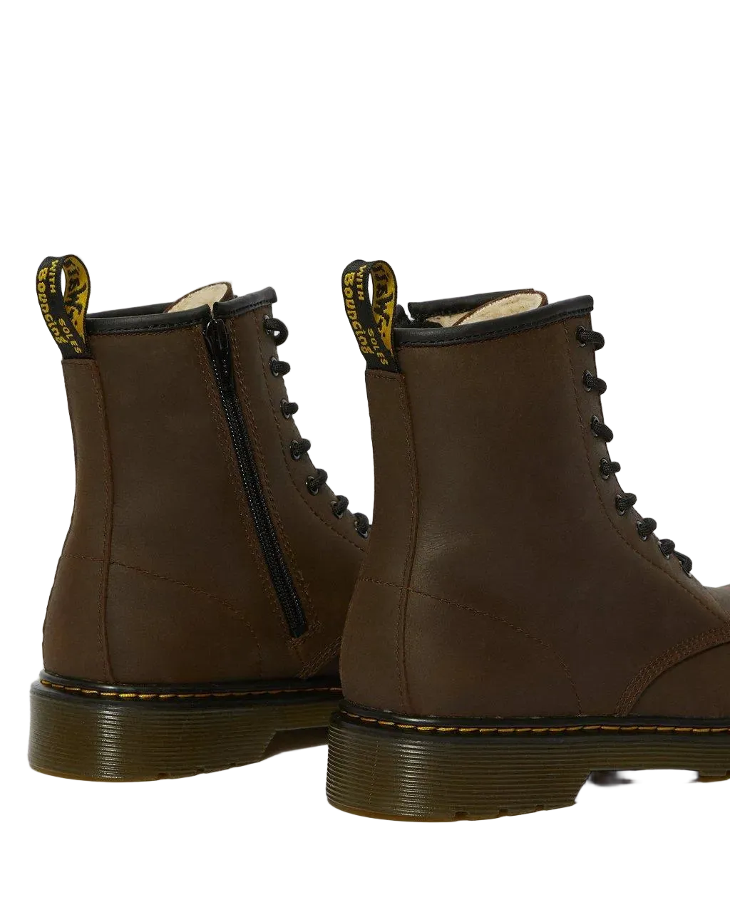 Dr. Martens Youth 1460 Faux Fur Lined Lace Up Boots
