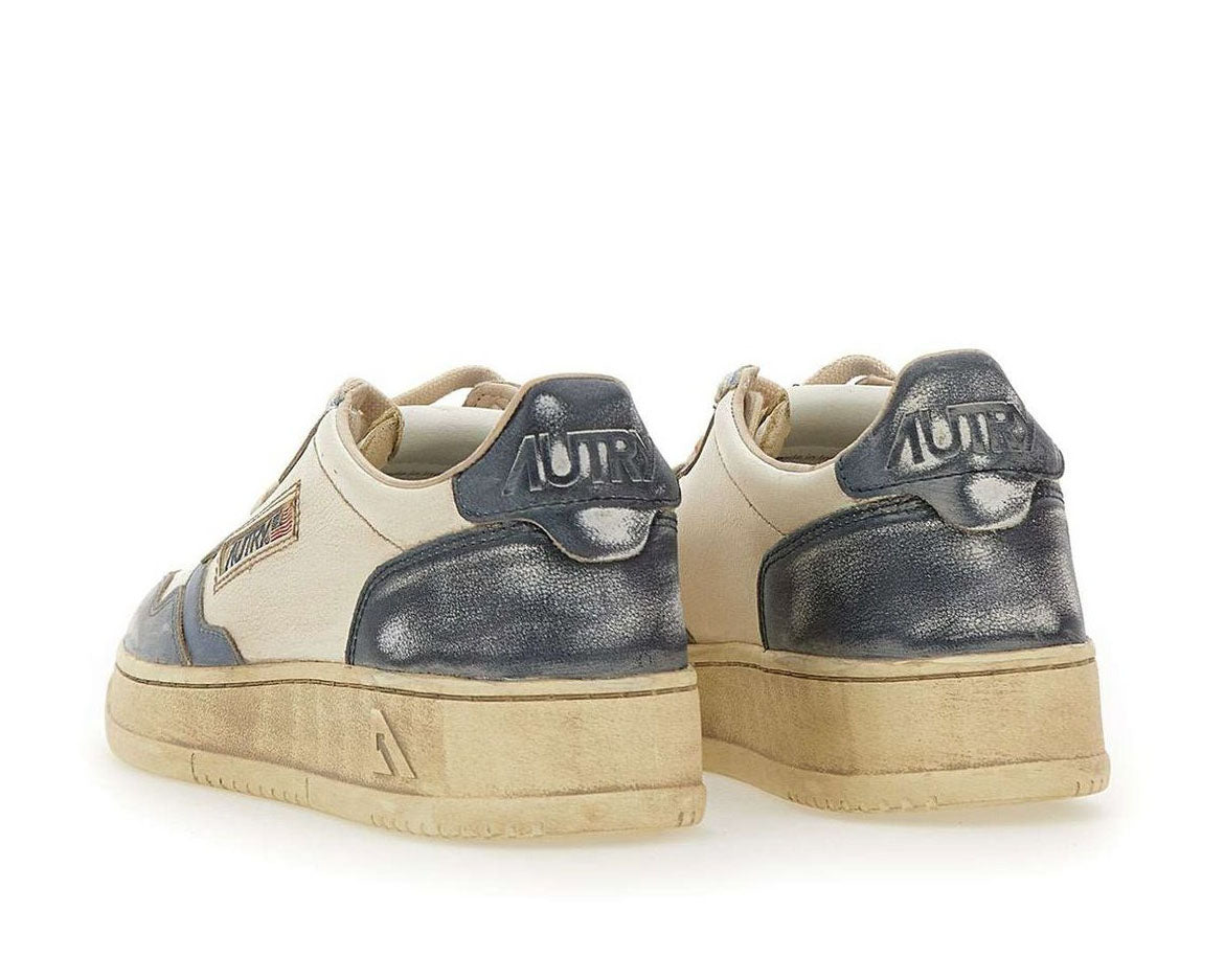 Autry Medalist Super Vintage Lace-Up Sneakers