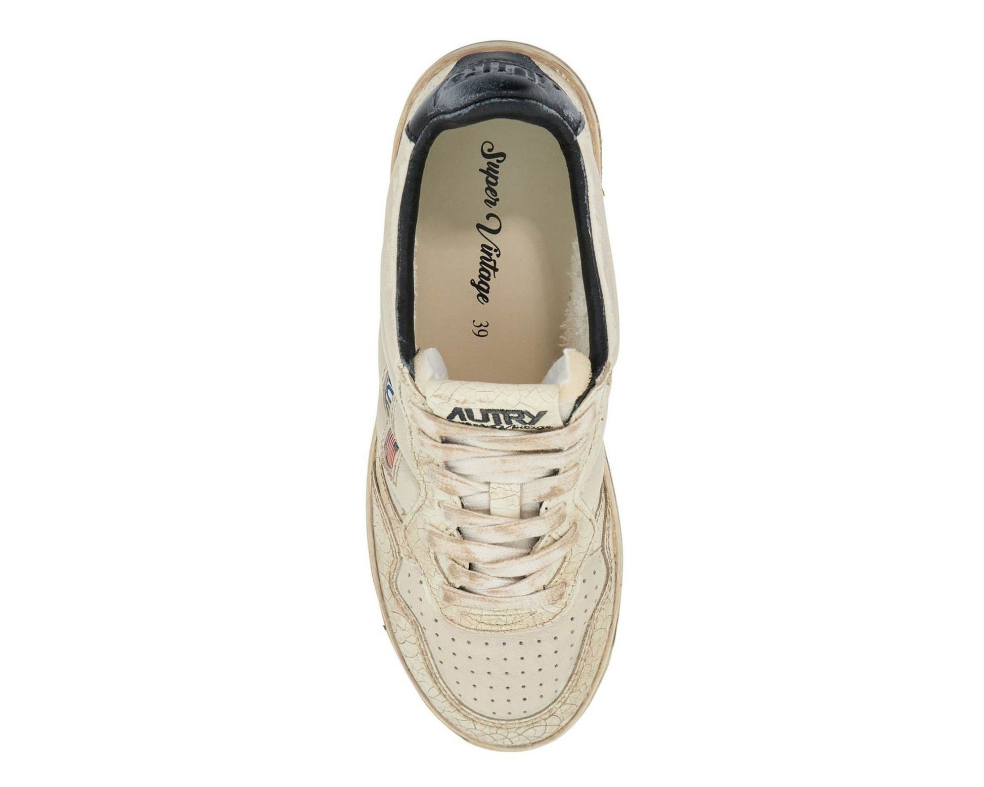 Autry Super Vintage Lace-Up Sneakers