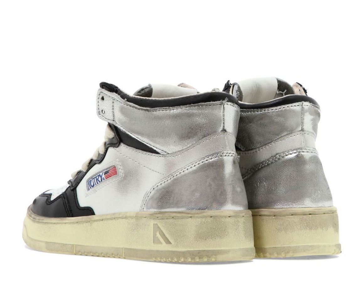 Autry Super Vintage Distressed Medalist Sneakers
