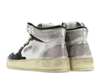 Autry Super Vintage Distressed Medalist Sneakers