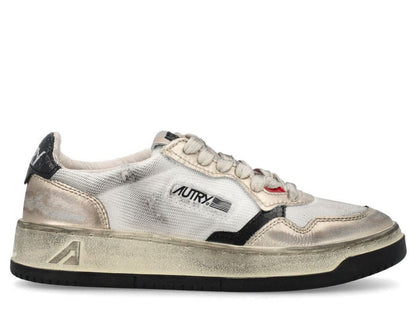 Autry Medalist Super Vintage Lace-Up Sneakers
