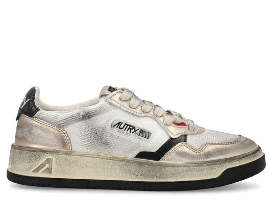 Autry Medalist Super Vintage Lace-Up Sneakers