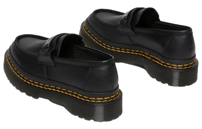 Dr. Martens Penton Bex Double Stitch Leather Loafers Black Poly Rip Stop + Element