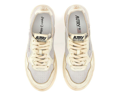 Autry Medalist Super Vintage Lace-Up Sneakers