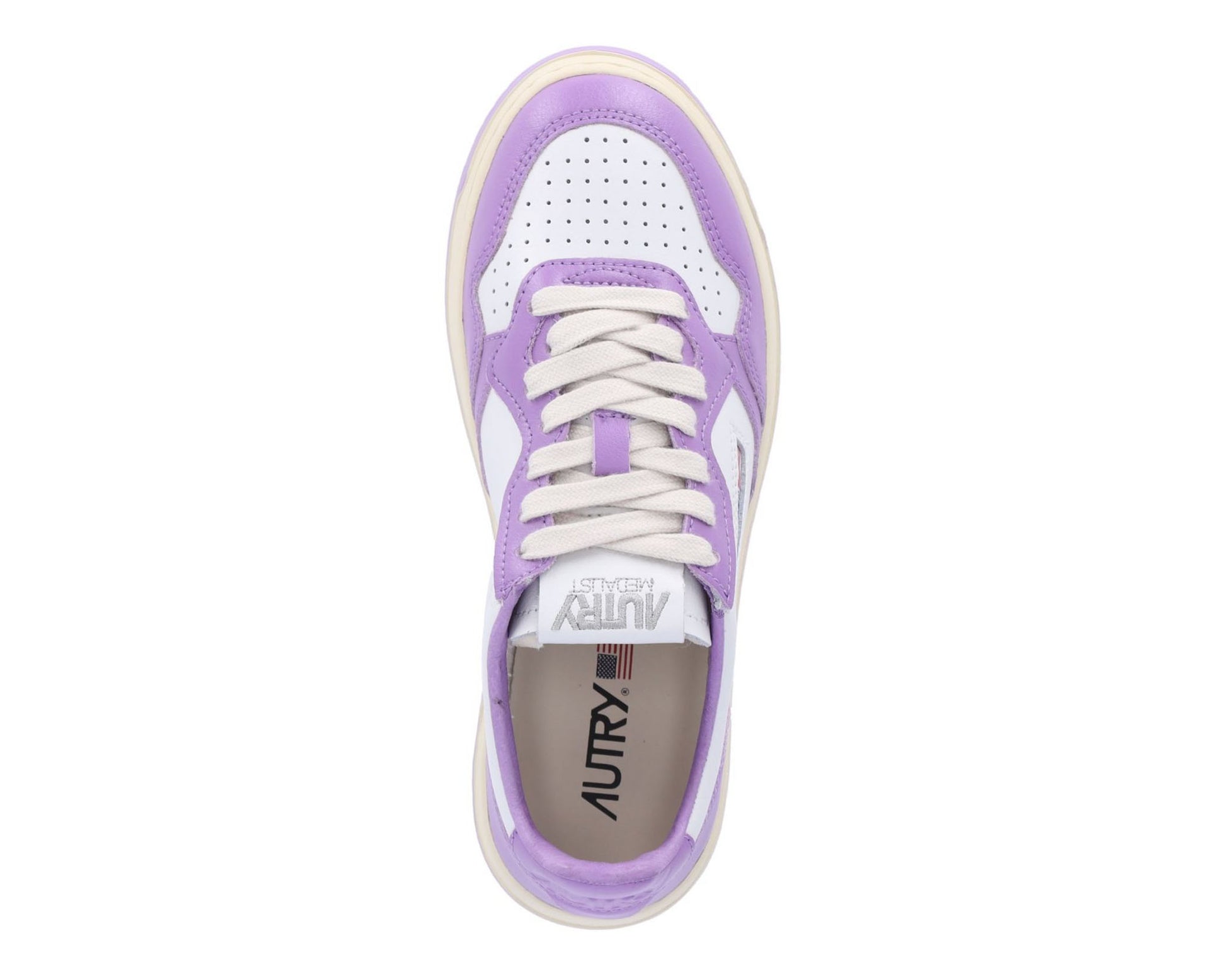 Autry Medalist Bicolor Low-Top Sneakers