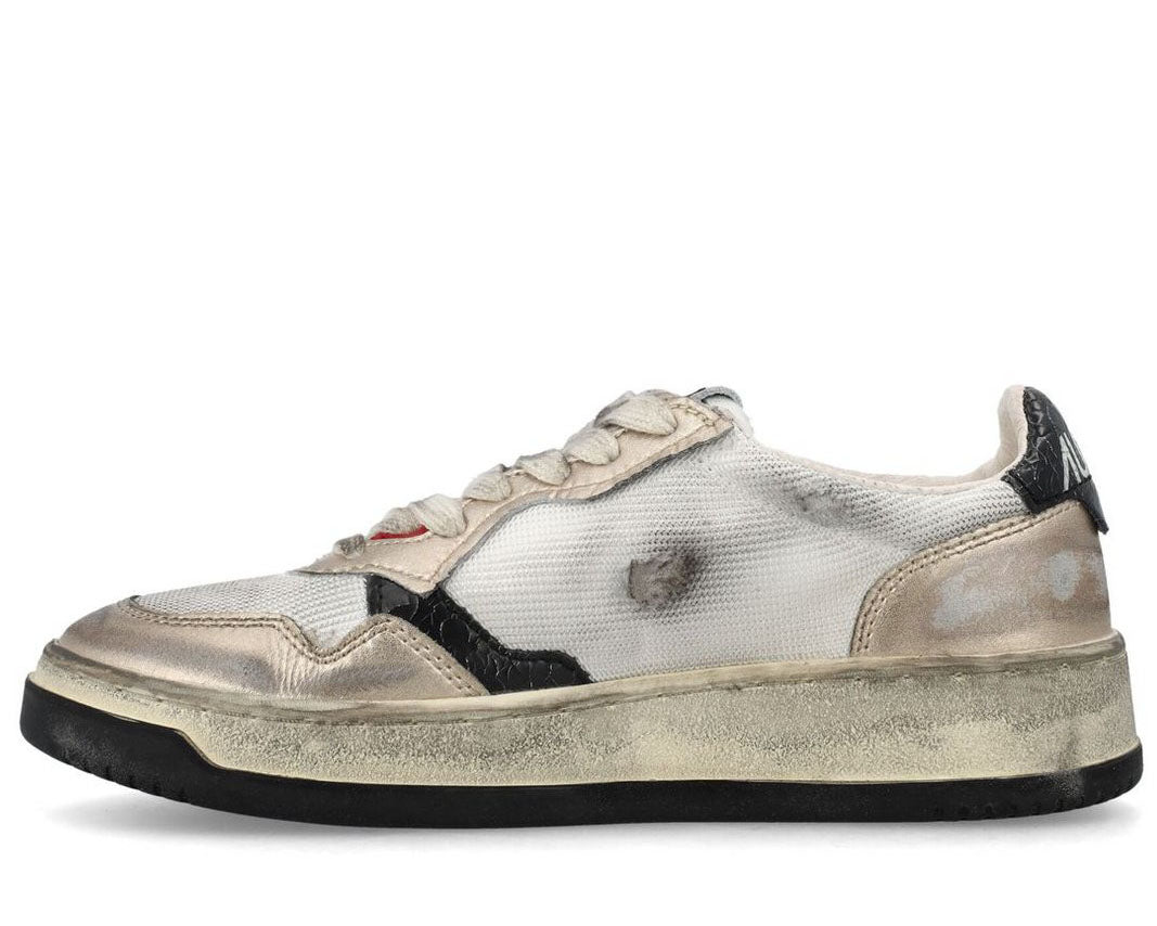 Autry Medalist Super Vintage Lace-Up Sneakers