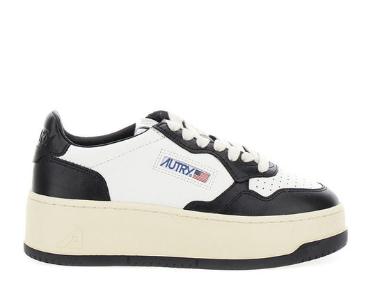 Autry Medalist Logo Embroidered Platform Sneakers