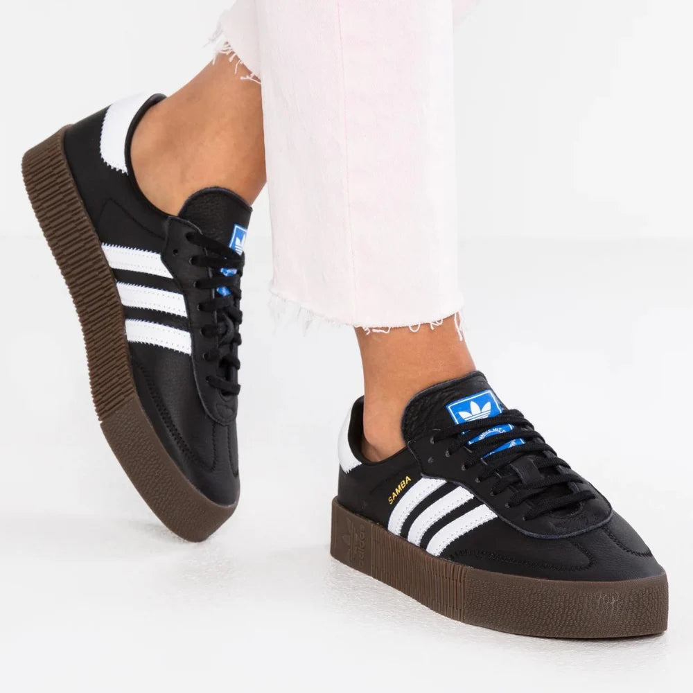 נעלי אדידס סמבה פלטפורמה | Adidas Samba Sambarose Black