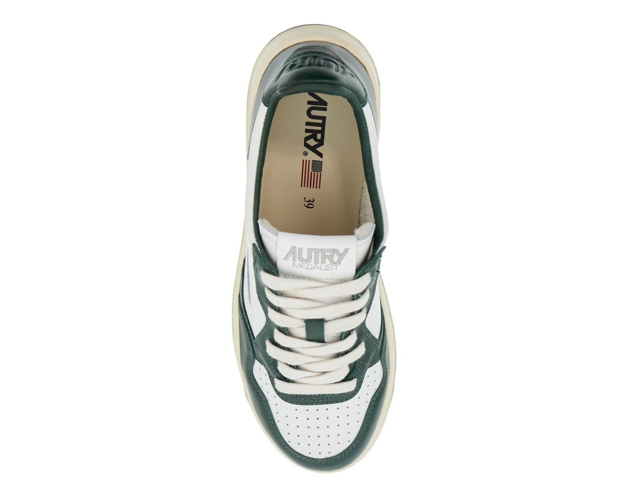 Autry Medalist Bicolor Low-Top Sneakers