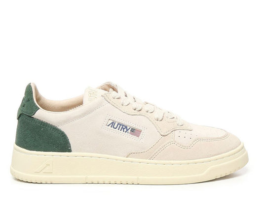 Autry Logo Embossed Lace-Up Sneakers