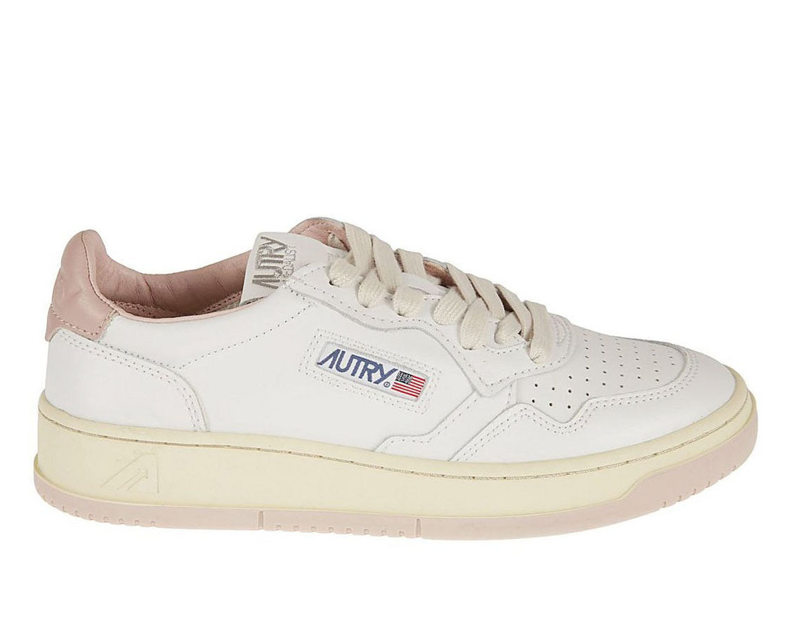 Autry Logo-Patch Lace-Up Sneakers